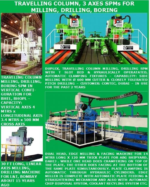 Traveling Column Spm For Milling, Drilling, Boring