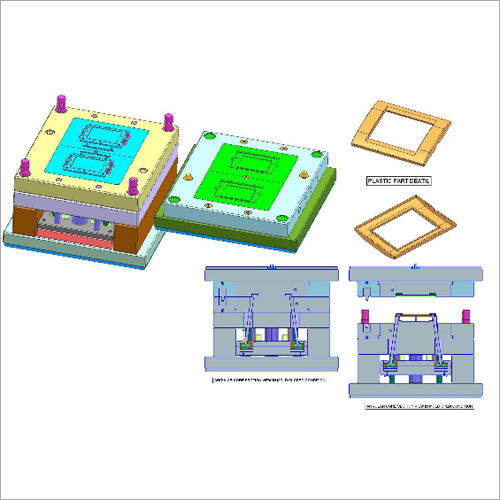 Double Cavity Full Auto 4 Angular Cores Mold