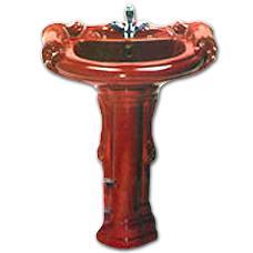 Ceramic Bathroom Sink With Pedestal