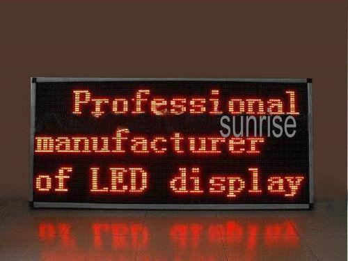 Single Color LED Message Display