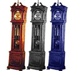 Grandfather Clock With Separate Swinging Pendulum Bob