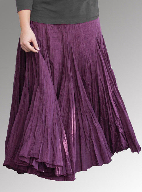 Purple Organic Cotton Kali Skirt