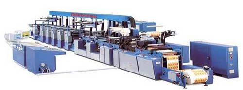 Rotary Press With Variable Format For Printing Labels