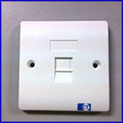 Face Plate - ABS UL94V-0 Material | 86x86 mm Size, Concealed Screw Design, Wall or Surface Mounted Options