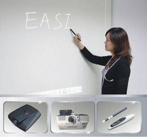 Portable Interactive Whiteboard - Advanced Optical Calibration Technology | Supports Remote and Touch Operation, Infrared/Laser Pen Included