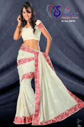 Thread Work Saree