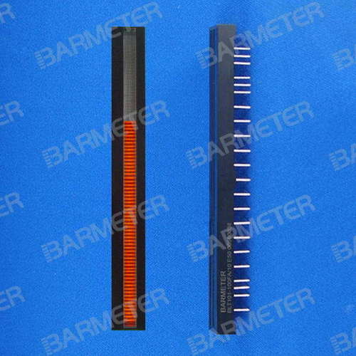 Bargraph Indicator - 101 Segment, 100mm Length, Red Color | High Visibility, Multi Angle Display, ISO9001-Certified Quality