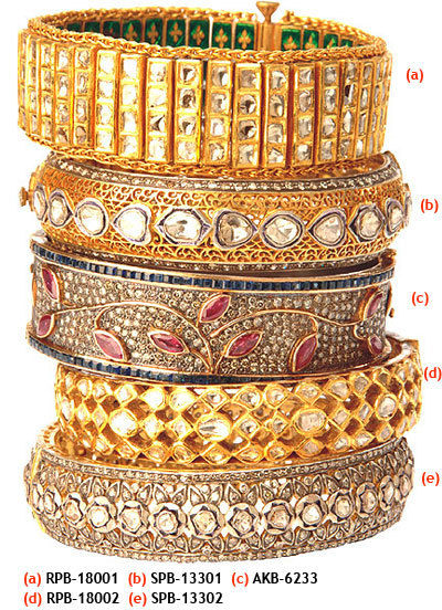 Ladies Kundan Bangles