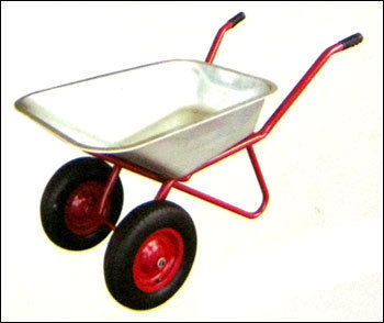 Heavy Duty Double Wheel Barrow