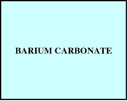 BARIUM CARBONATE