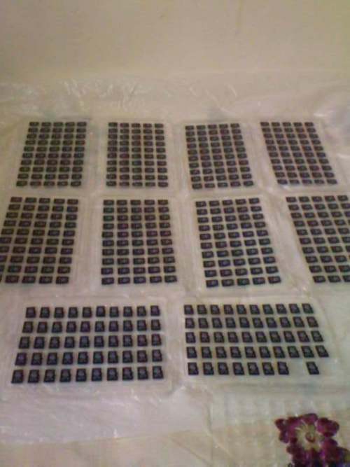 Micro Sd Cards Tray Packing