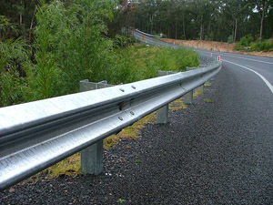 W Beam Crash Barriers