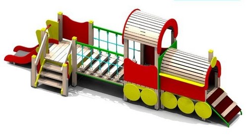 Playground Engine With Carriage