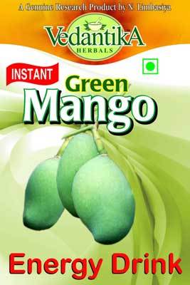 Instant Green Mango Energy Drink