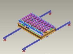 Roller Conveyor With Cross Transfer Table