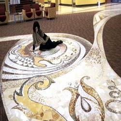 White Sea Shell Flooring