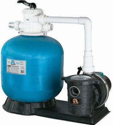 Filtration System - Fiberglass Reinforced Tank, Top-Mount Multi-Port Valve | Quiet Operation, Easy Installation, Ideal for Swimming Pool & Fish Pool