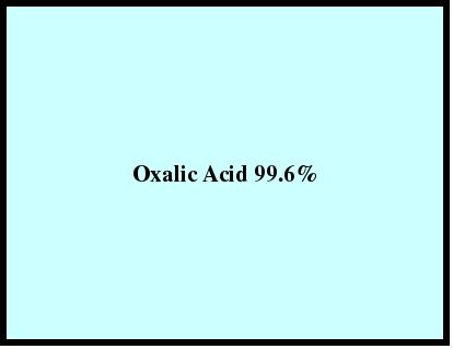 Oxalic Acid 99.6%