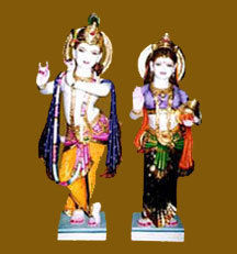 Marble Radha-Krishana Statue