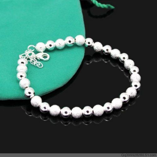 2011 New Arrival (1 Pc) 925 Sterling Sliver Delicate Ball Bracelet