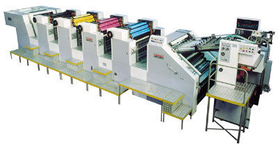 Five Colour Sheetfed Offset Printing Machine With Perfector