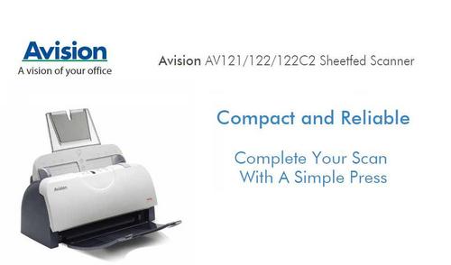  Avision Av122 स्कैनर