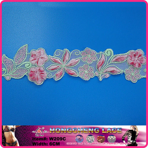 Multi-color Polyester Underwear Embroidery Lace