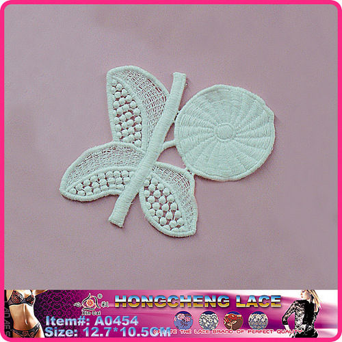 White 100% Cotton Apparel Embroidery Lace Trim