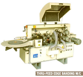 Thru Feed Semi Automatic Edgebanding Machine