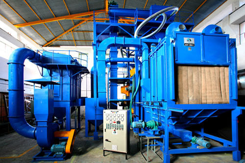 Tunnel Type Shot Blasting Machine - High Capacity for Long Structural Components, Homogeneous Finish Attained