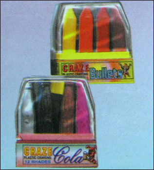 Craze Cola And Bullets Plastic Crayons