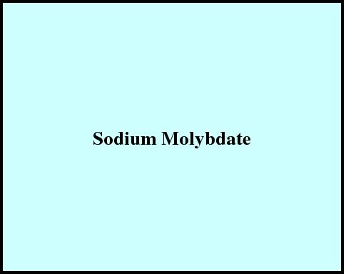 Sodium Molybdate