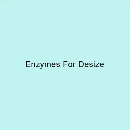 Enzymes For Desize