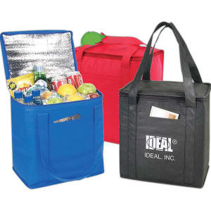 Cooler Bags - PP Non Woven & EPE Foam Laminated Foil | Custom Size & Handle Options, Screen or Heat-Transfer Printing Available