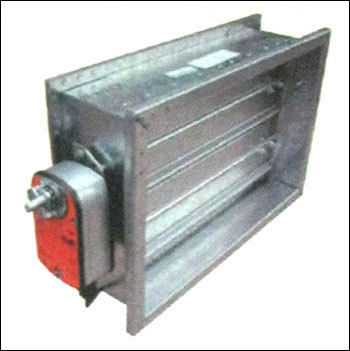 Fire Damper - Non Rusting Hardware, 2 Hours Fire Withstanding | Motorised with Control Panel and Audio/Visual Signal