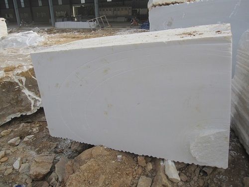 Vietnam Pure White Marble Block