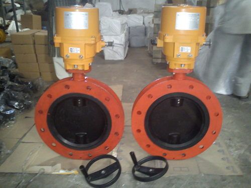 Actuator Operated Butterfly Valve