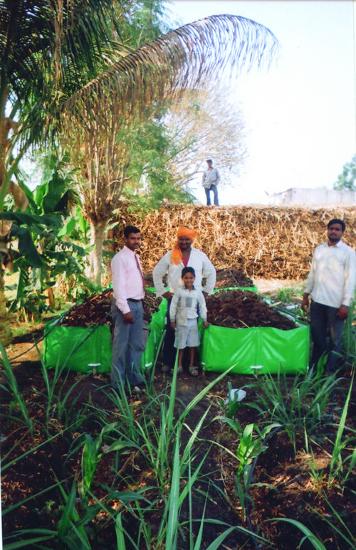 गार्डन वर्मी बेड