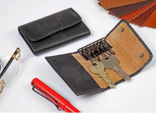 Leather Key Wallets - Premium Leather, Compact Design , Versatile Key Organization