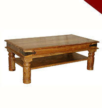 Sheesham Coffee Table With Shelf