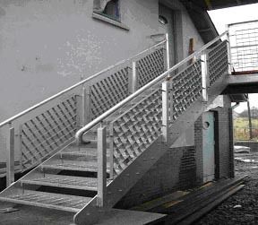 Stairway And Railing