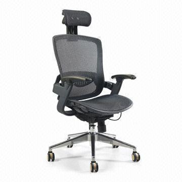 Office Chair with Synchro Mechanism and Comfortable PP Lumber Support