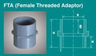 Moulded Female Threaded Adaptors