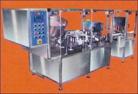 Syringeless Three Piece Vial Filling Line Machine