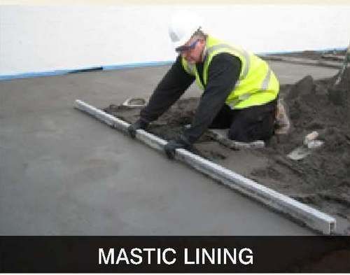 Mastic Lining - Acid Resistant Mastic Asphalt Waterproof Tanking for Underground Structures, Durable Barrier Against Water and Corrosive Liquids