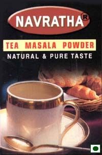 Tea Masala Powder - Premium Blend of Dry Ginger, Black Pepper, Cardamom, Poppy Seeds, Clove, Mace, Cinnamon & Nutmeg | Ideal for Authentic Tea Experience, Store in Cool & Dry Place