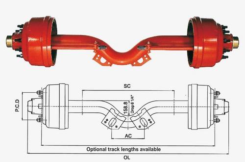 Drop Centre Axle And Full Drop Axle