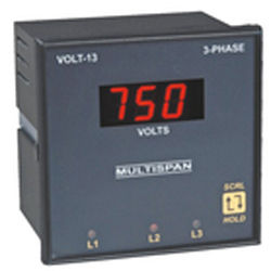 Three Phase Volt & Ampere Meter