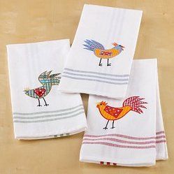 Rooster Kitchen Towels