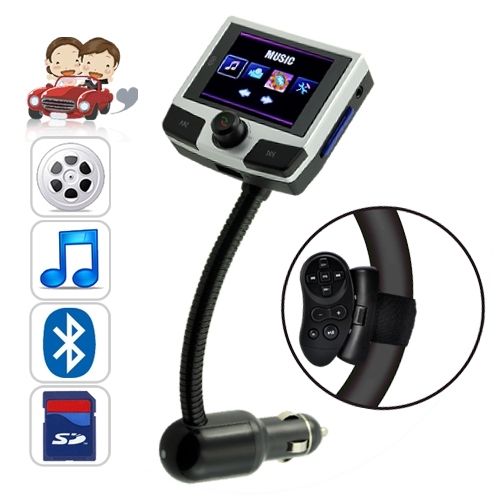 Car Mp3 Mp4 Player With Bluetooth And Steering Wheel Remote